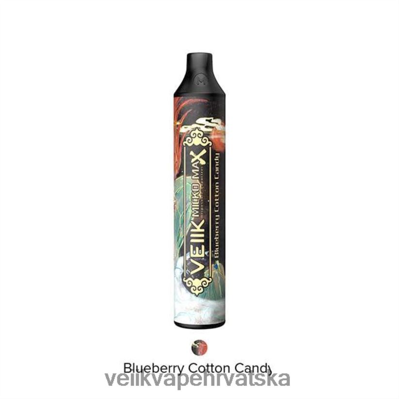 VEIIK Micko Max jednokratni vape 1500 dimova borovnica šećerna vuna X8XLL414 | VEIIK Vape Price